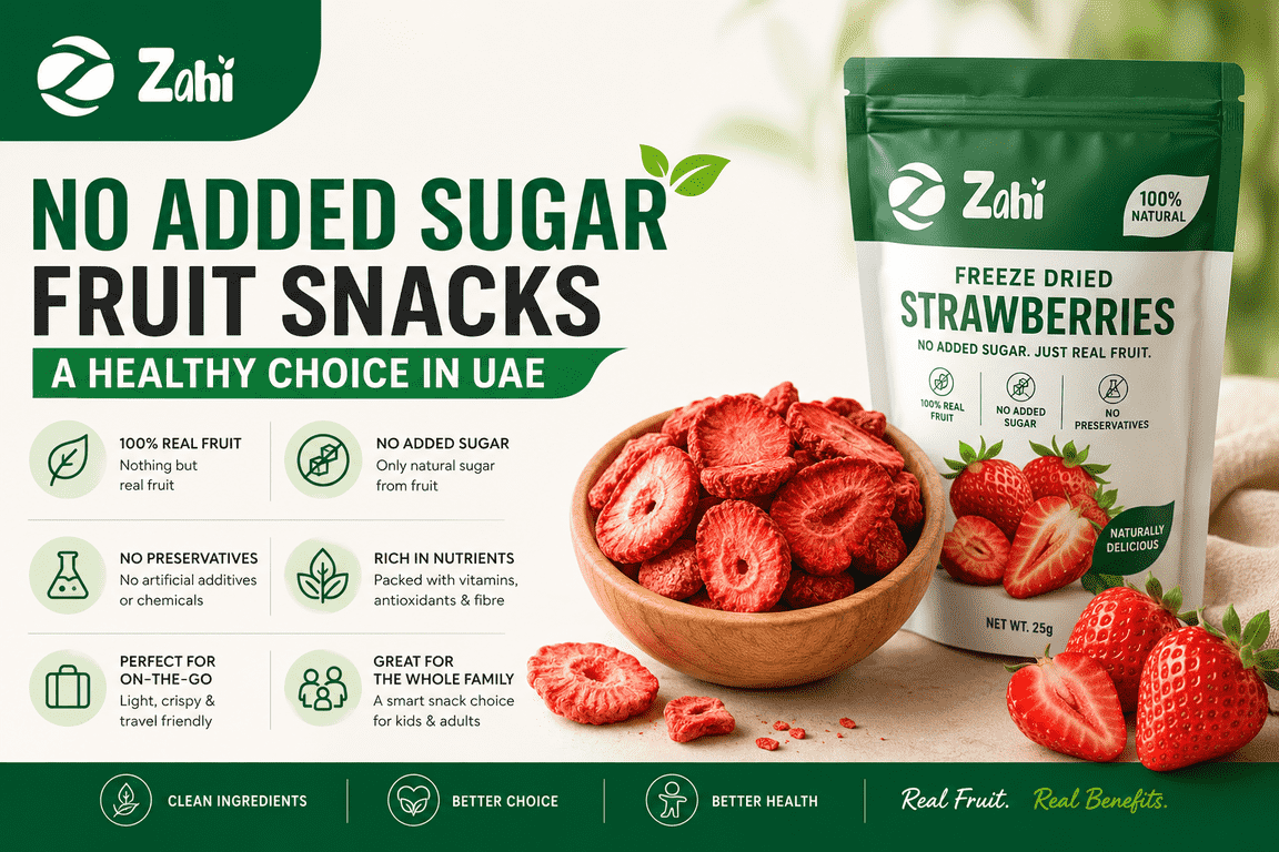 No added sugar fruit snacks: A healthy choice in UAE